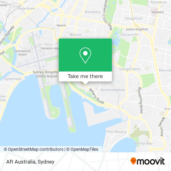 Aft Australia map