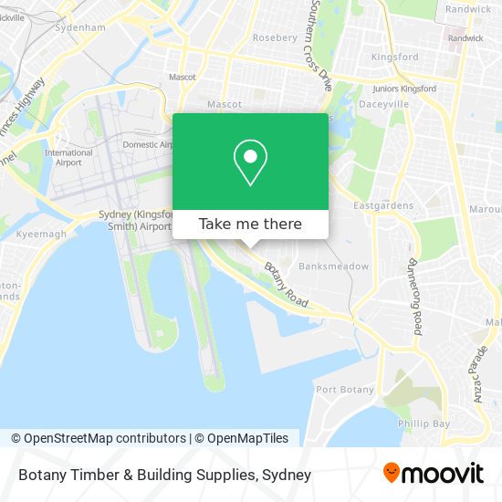 Mapa Botany Timber & Building Supplies