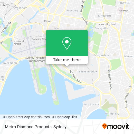 Metro Diamond Products map