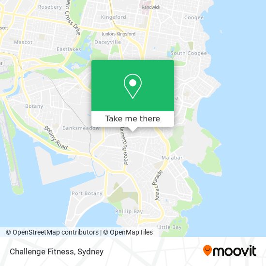 Challenge Fitness map