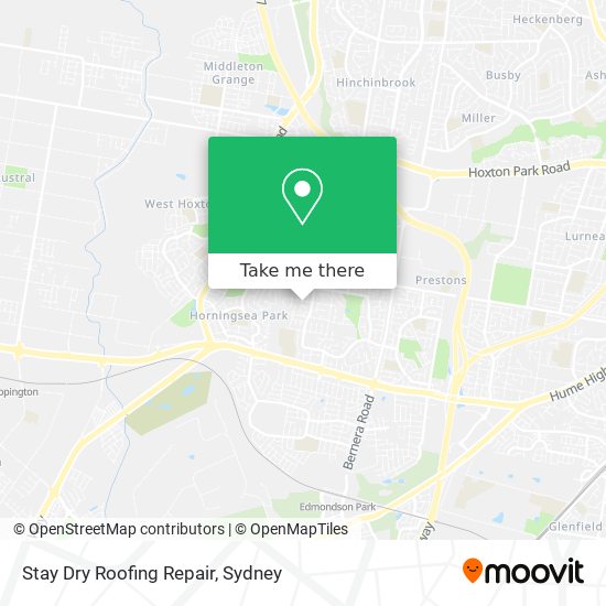 Stay Dry Roofing Repair map