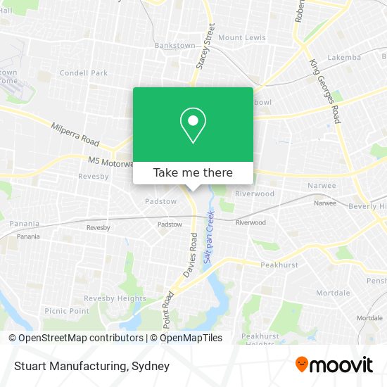 Stuart Manufacturing map