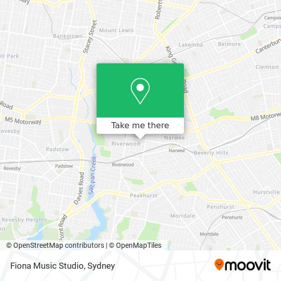 Fiona Music Studio map