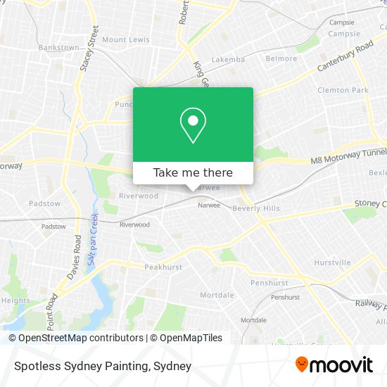 Spotless Sydney Painting map