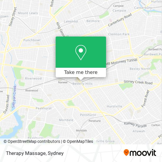 Therapy Massage map