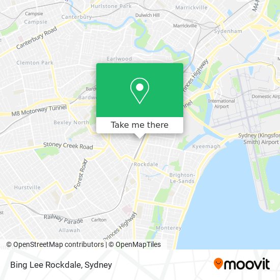 Bing Lee Rockdale map
