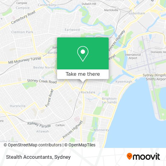 Stealth Accountants map