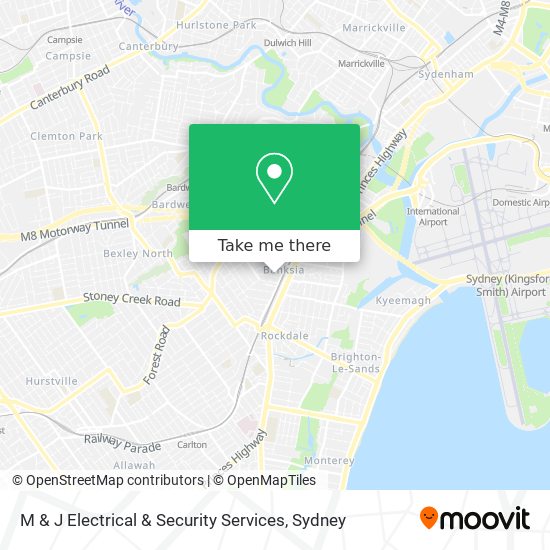 M & J Electrical & Security Services map