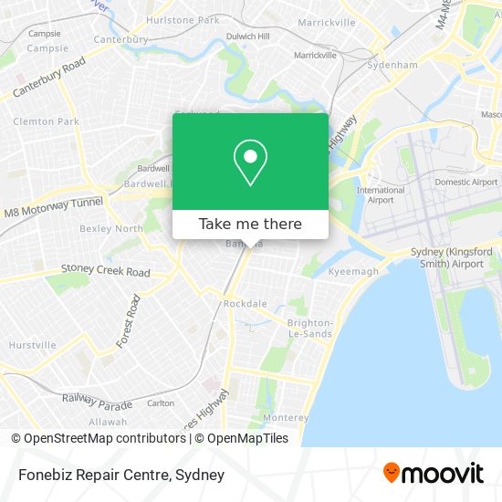 Mapa Fonebiz Repair Centre