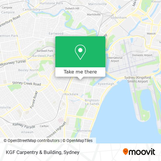 KGF Carpentry & Building map