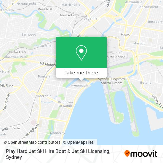 Play Hard Jet Ski Hire Boat & Jet Ski Licensing map