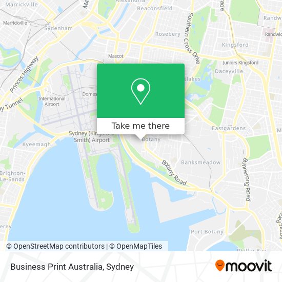 Business Print Australia map