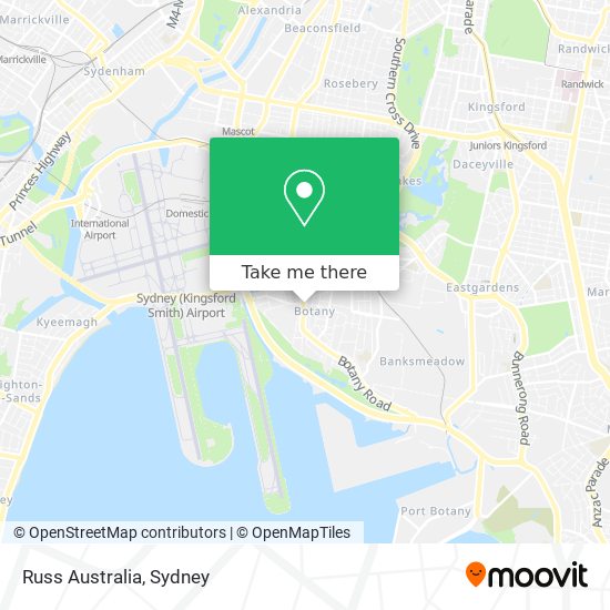 Mapa Russ Australia