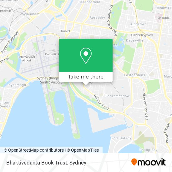 Bhaktivedanta Book Trust map