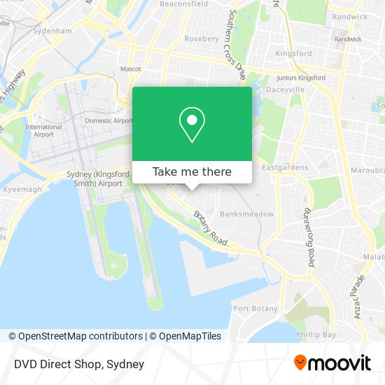 Mapa DVD Direct Shop