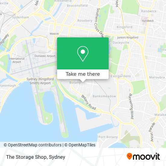 The Storage Shop map