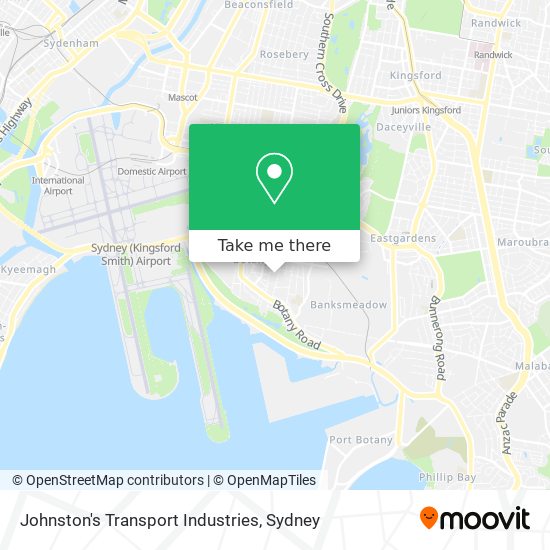 Johnston's Transport Industries map