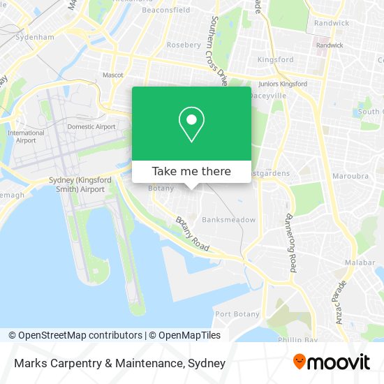 Marks Carpentry & Maintenance map