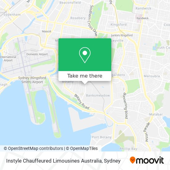 Instyle Chauffeured Limousines Australia map