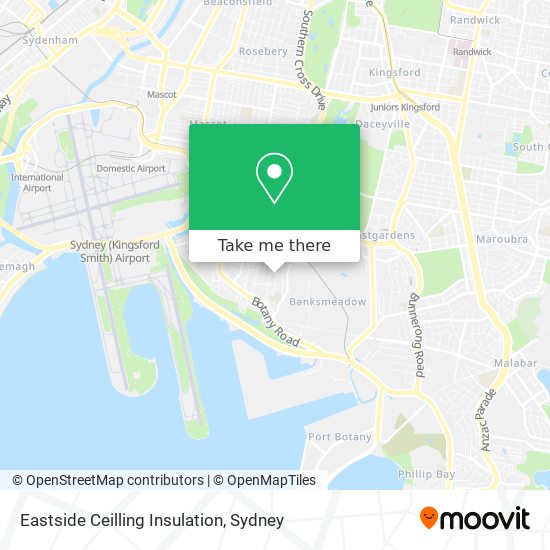 Mapa Eastside Ceilling Insulation