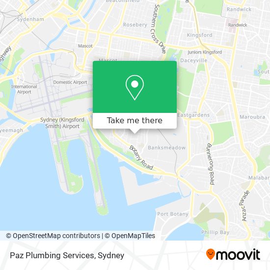 Paz Plumbing Services map