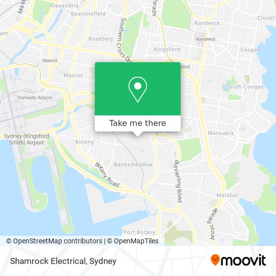 Shamrock Electrical map