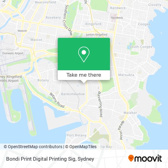 Mapa Bondi Print Digital Printing Sig