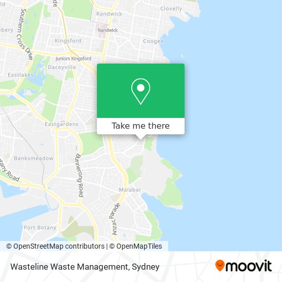 Wasteline Waste Management map