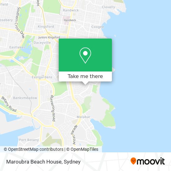 Maroubra Beach House map