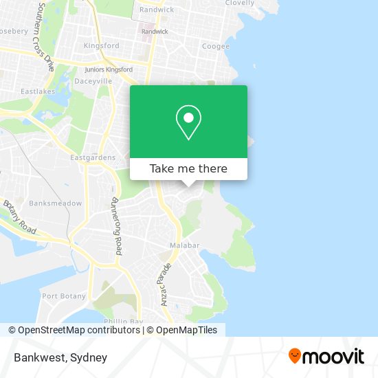 Bankwest map