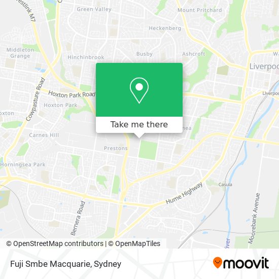 Mapa Fuji Smbe Macquarie