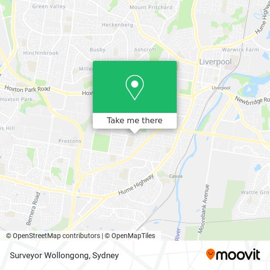 Surveyor Wollongong map