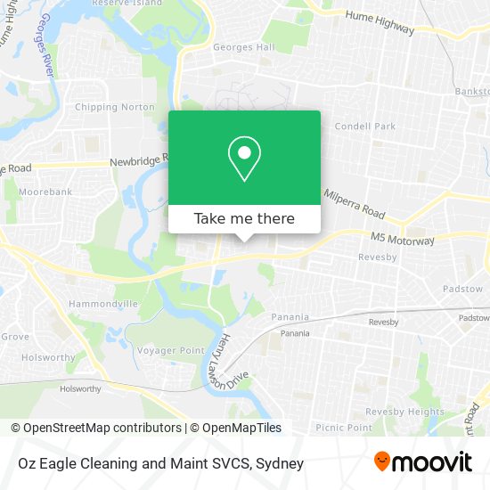 Mapa Oz Eagle Cleaning and Maint SVCS