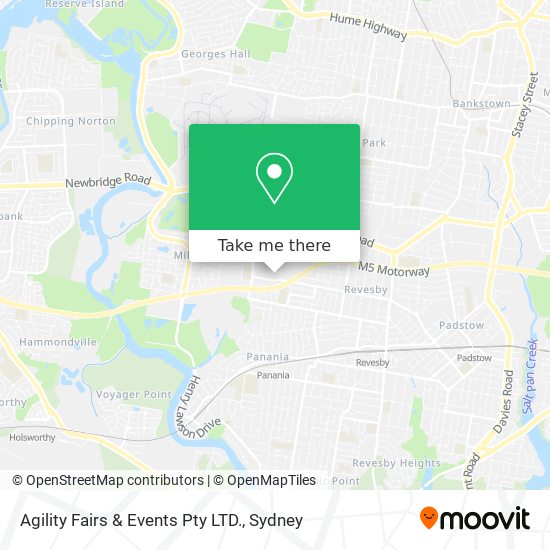 Agility Fairs & Events Pty LTD. map