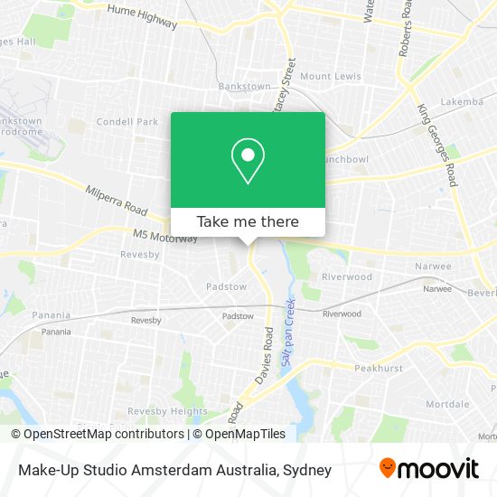 Mapa Make-Up Studio Amsterdam Australia