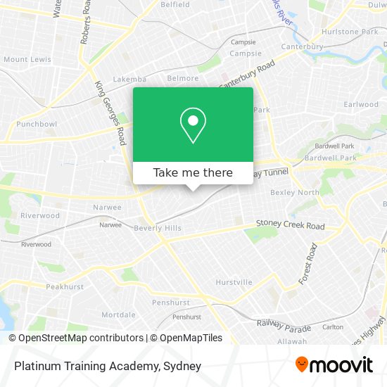 Mapa Platinum Training Academy