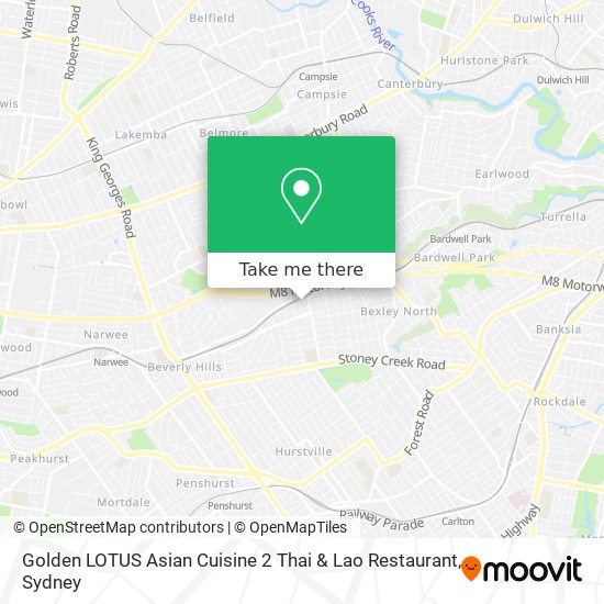 Golden LOTUS Asian Cuisine 2 Thai & Lao Restaurant map