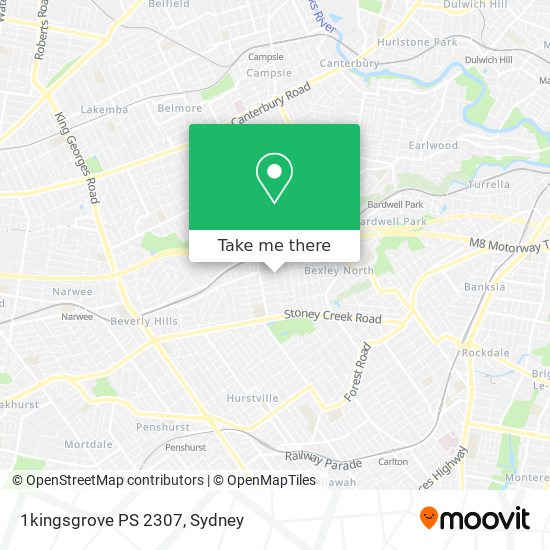 Mapa 1kingsgrove PS 2307