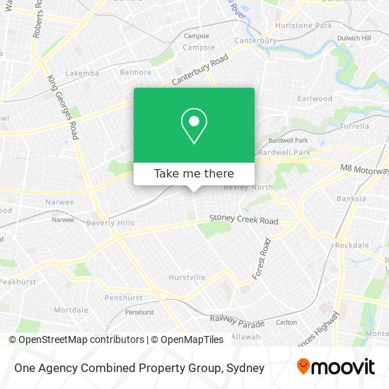One Agency Combined Property Group map