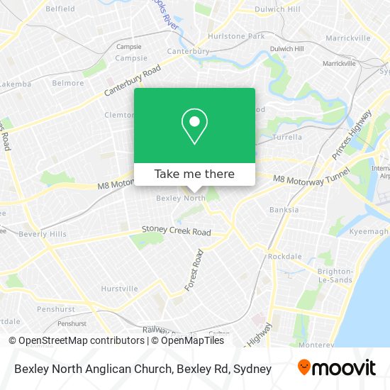 Bexley North Anglican Church, Bexley Rd map
