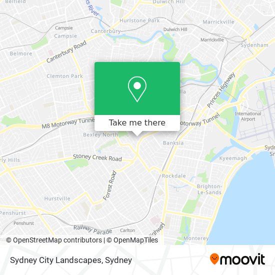 Sydney City Landscapes map