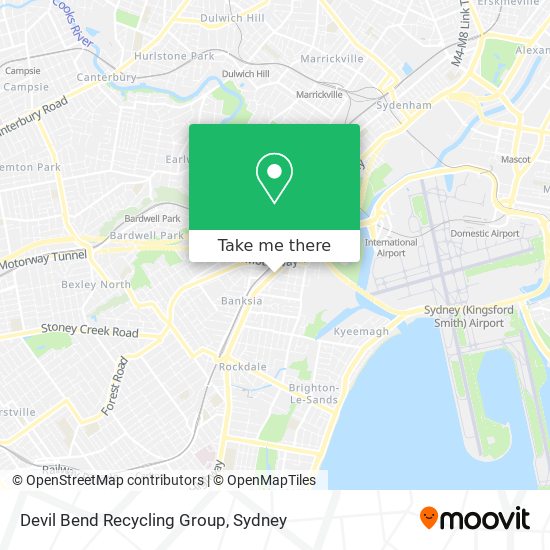 Devil Bend Recycling Group map