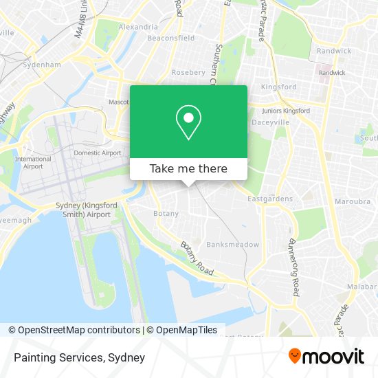 Painting Services map