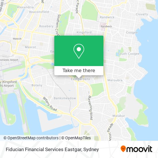 Fiducian Financial Services Eastgar map