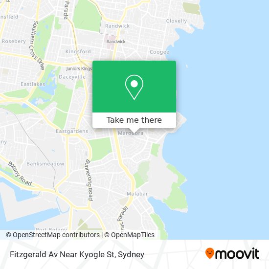 Fitzgerald Av Near Kyogle St map