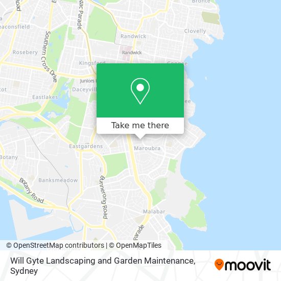 Will Gyte Landscaping and Garden Maintenance map