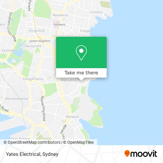 Yates Electrical map