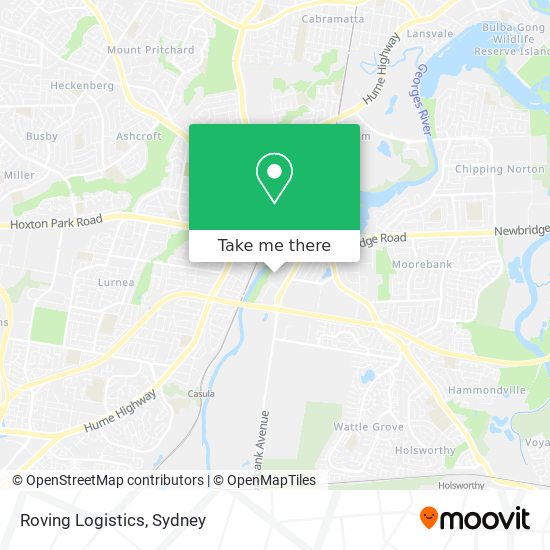 Mapa Roving Logistics