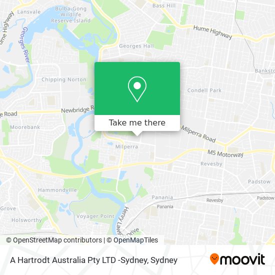 A Hartrodt Australia Pty LTD -Sydney map
