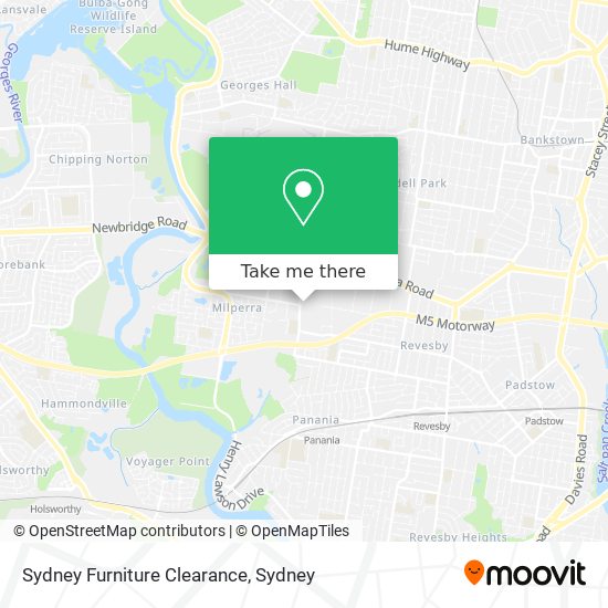 Sydney Furniture Clearance map